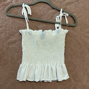 White summer top